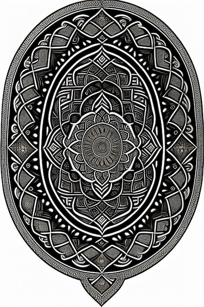 Mandala design fundo islâmico e imagem gratuita de mandala