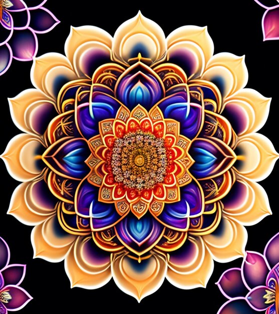 Mandala design fundo islâmico e imagem gratuita de mandala