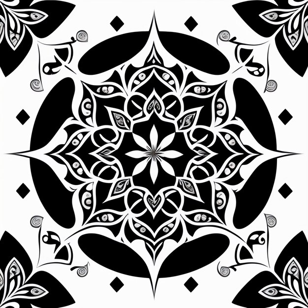 Mandala-Design, islamischer Hintergrund und Mandala-freies Bild