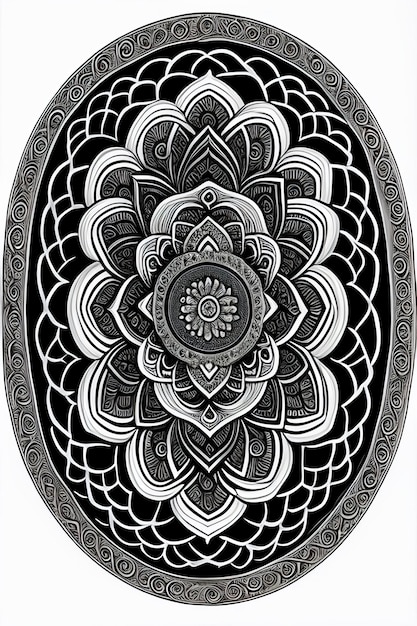 Mandala-Design, islamischer Hintergrund und Mandala-freies Bild