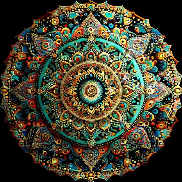 Mandala-farbiges Design