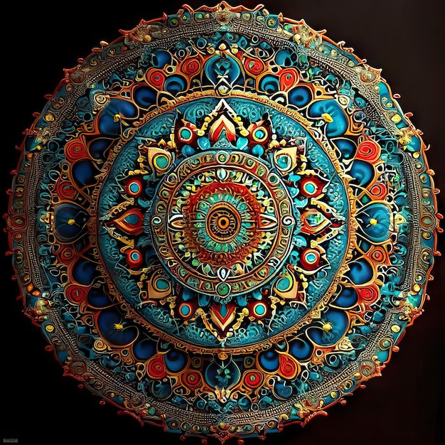 Mandala-farbiges Design