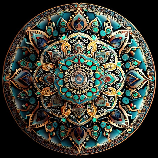 Mandala-farbiges Design