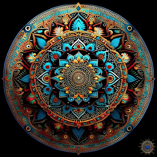 Mandala-farbiges Design