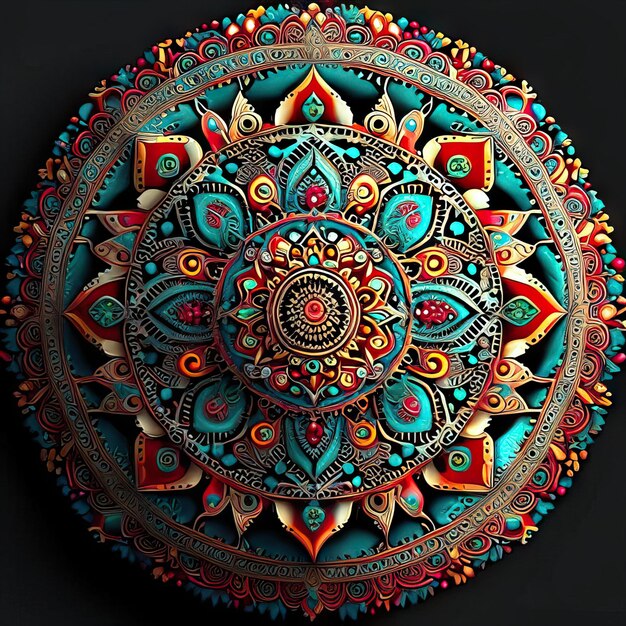 Mandala-farbiges Design