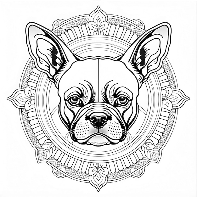 Mandala-Hund