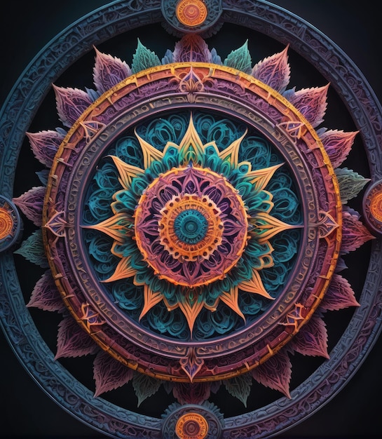 Mandala con IA generativa