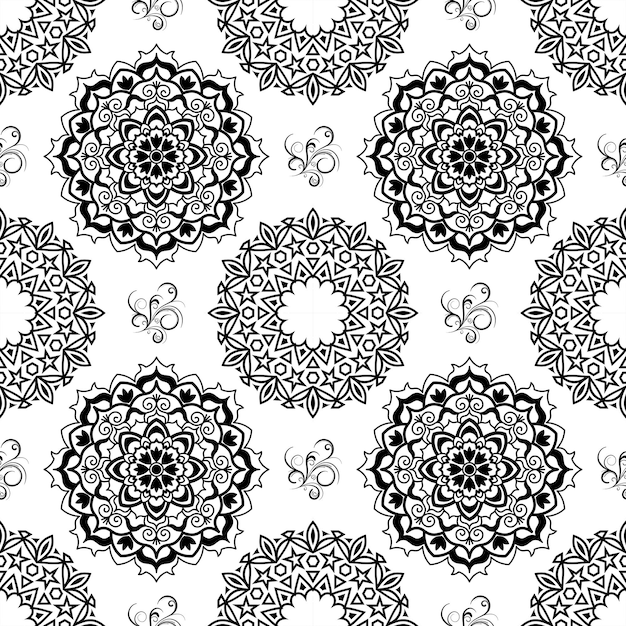 Mandala nahtlose Muster