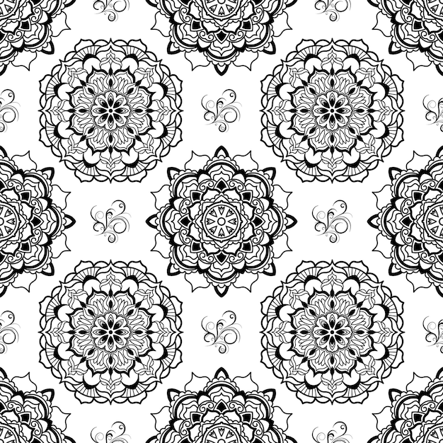 Mandala nahtlose Muster