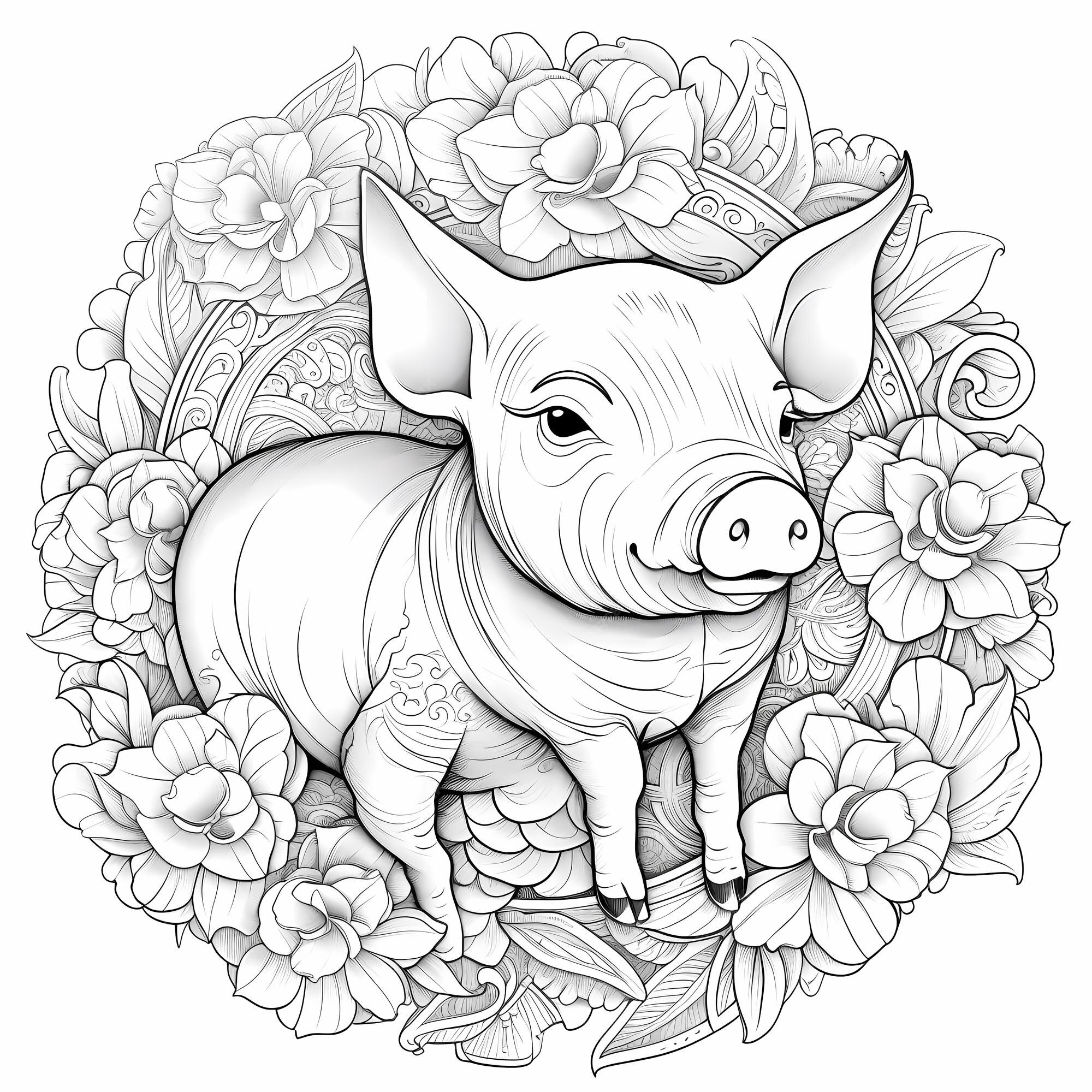 Piglet para coloritr