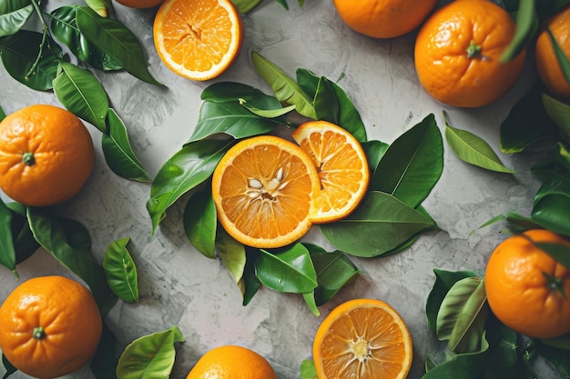 Mandarin-Orange-Weiß-Hintergrund