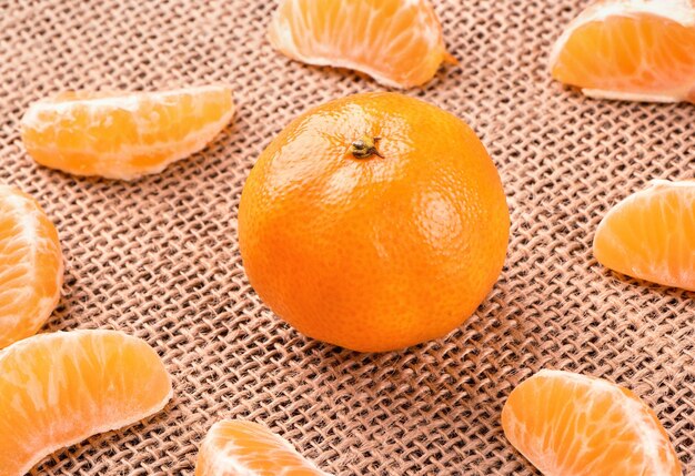 Foto mandarina de frutas