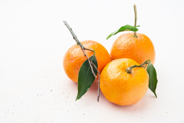 Mandarina fresca con licencia de cerca