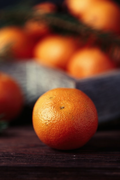 Mandarina de navidad