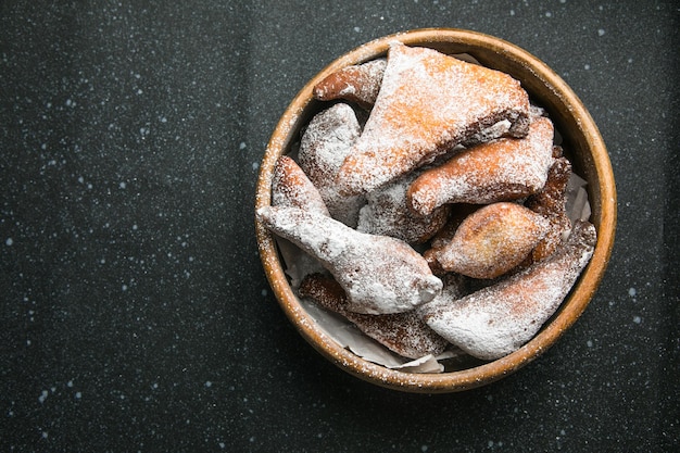 Mandazi é uma comida de rua da África Oriental ligeiramente doce