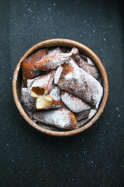 Mandazi é uma comida de rua da África Oriental ligeiramente doce