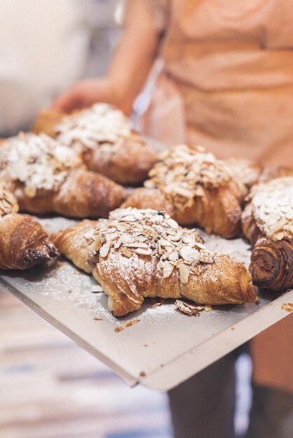 Foto mandel-croissant