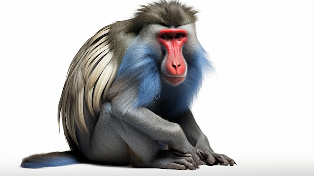 Mandrillus sphinx cara de macaco