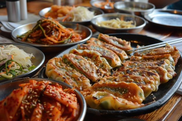 Foto mandu koreanisches essen