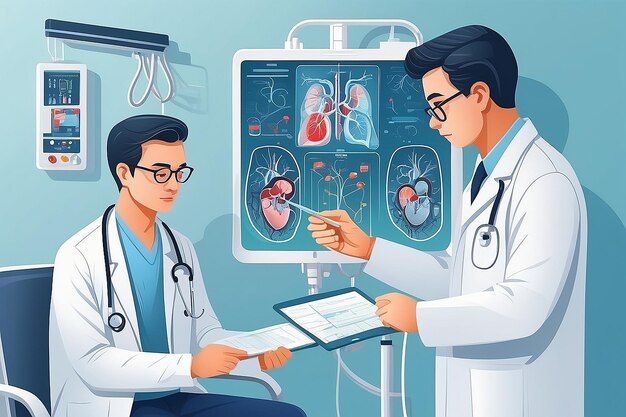 Foto manejo de la enfermedad renal proceso de tratamiento de hemodiálisis