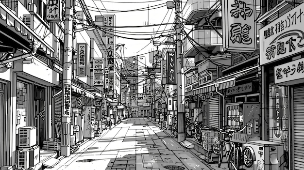 Manga-Abenteuer in den Straßen von Tokio
