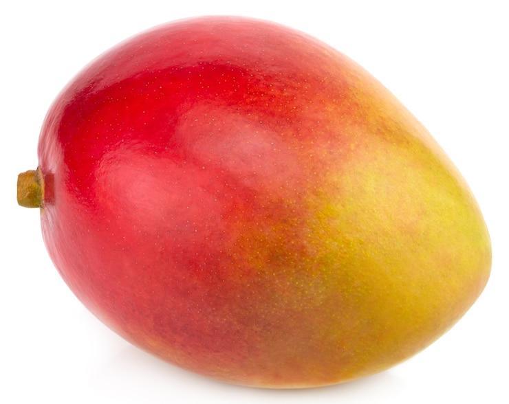 Foto mango aislado en blanco trazado de recorte.