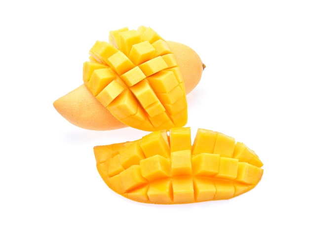Mango aislado sobre un fondo blanco