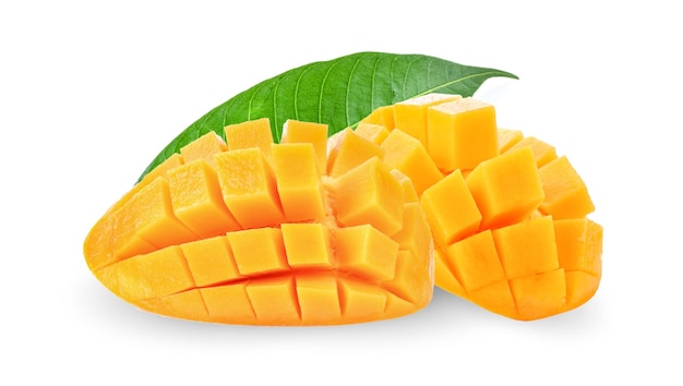 Mango aislado sobre un fondo blanco