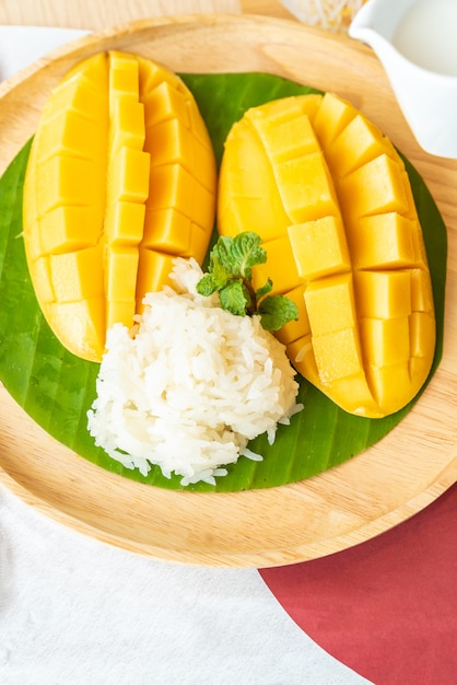 Mango Con Arroz Pegajoso