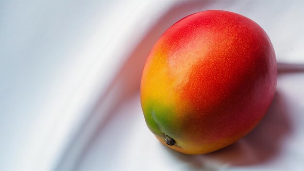 Foto mango de frutas tropicais em branco