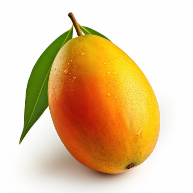 Foto mango em fundo branco isolado