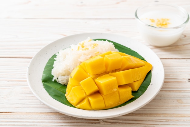 Mango mit klebreis