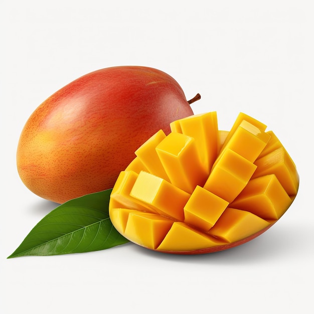 mango y rebanada