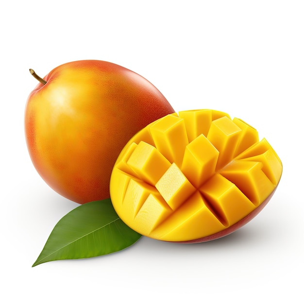 mango y rebanada