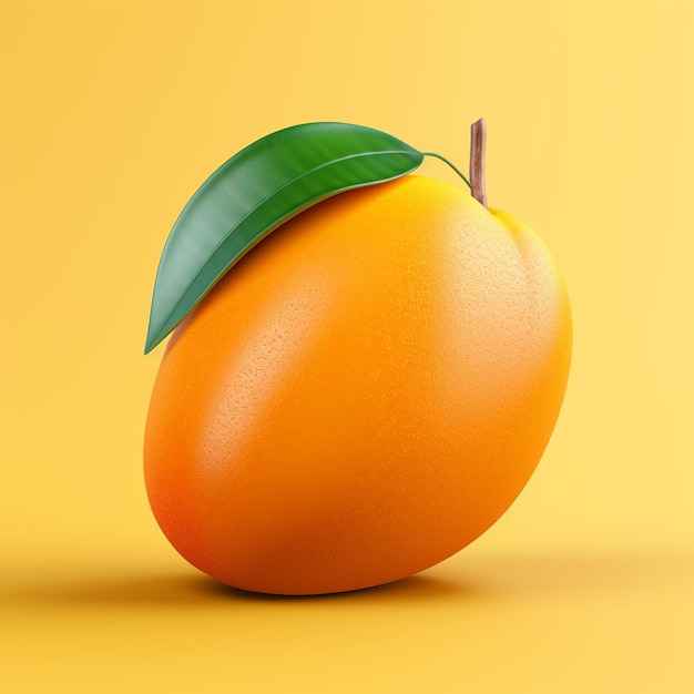 Foto mango sobre un fondo blanco