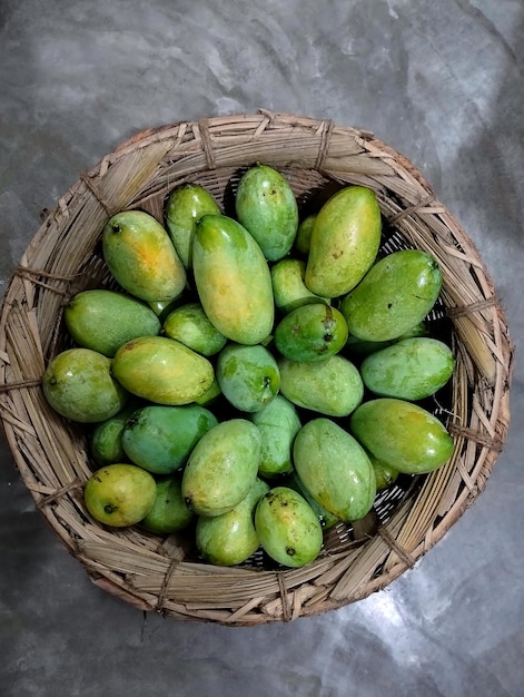 Mangos en la canasta