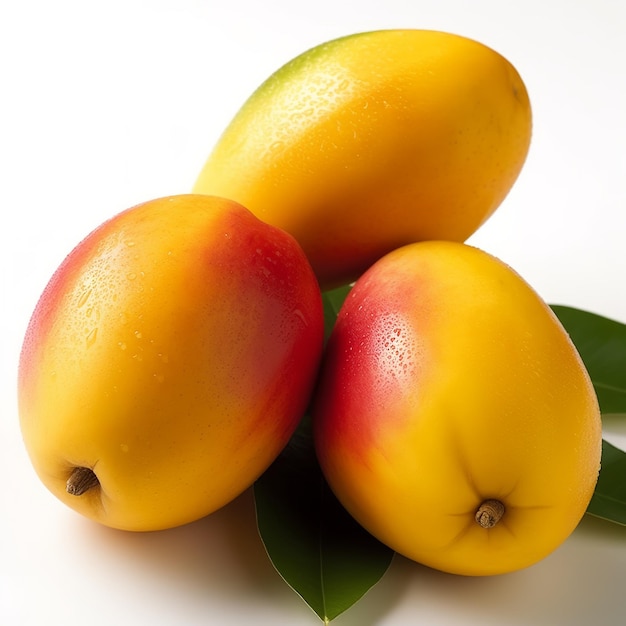 Foto mangos isolados em fundo branco