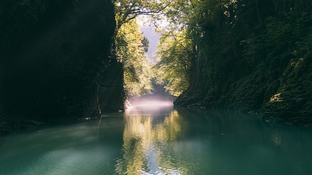 Manhã no canyon