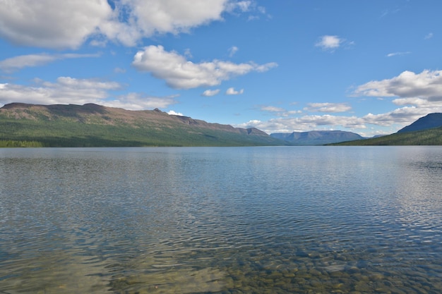 manhã no lago