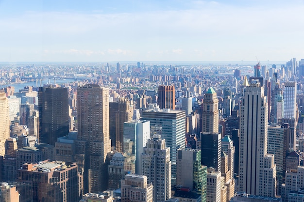 Manhattan con panorama del Empire State Building