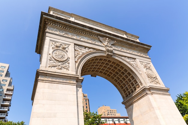 Foto manhattan washington square park arco nyc eua