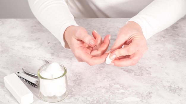 manicura en casa