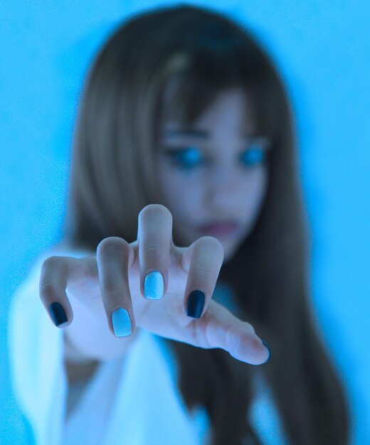 Foto manicura moderna para adolescentes.