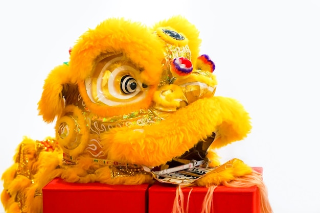 Manipulierter chinesischer Löwe