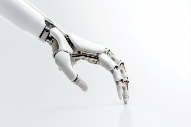 La mano cyborg de la IA del robot