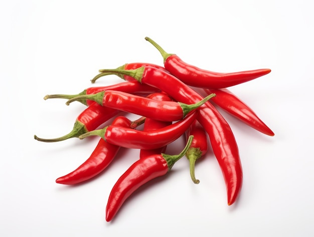 Un manojo de chiles rojos