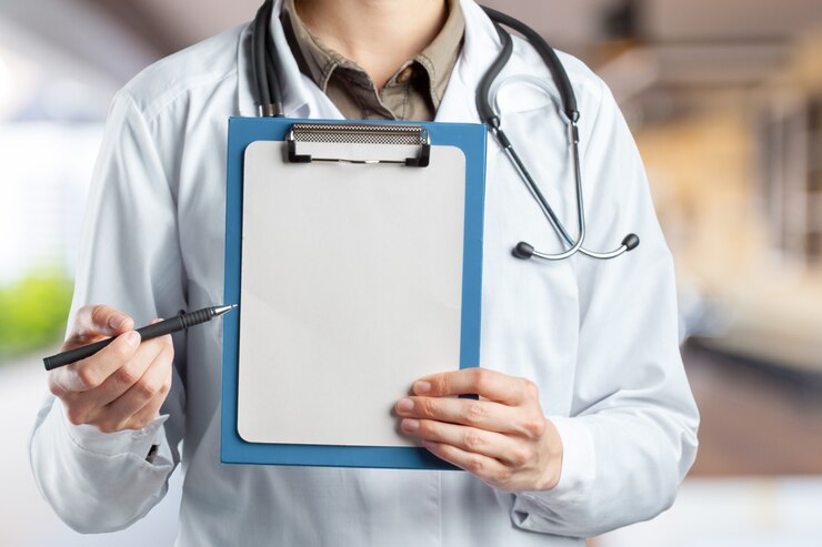 Foto manos de médico