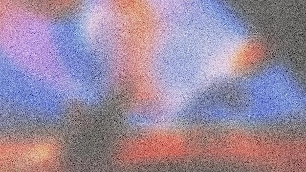 una manta colorida con un fondo azul y naranja