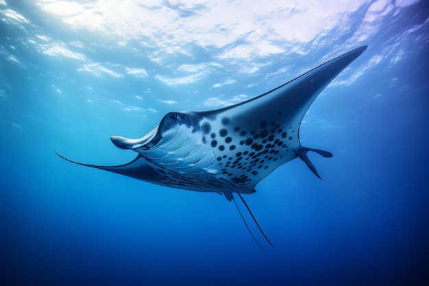 Manta ray majestade fotografia de animais marinhos