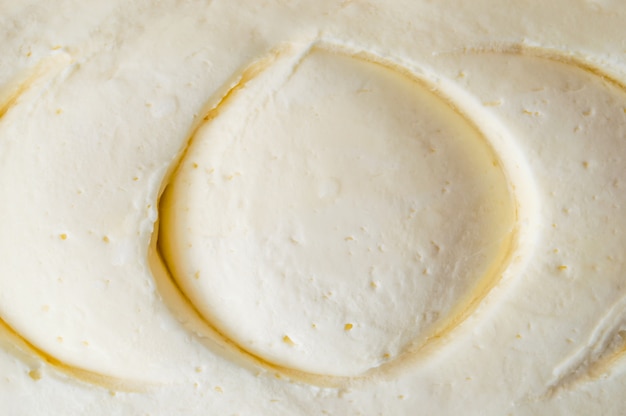 Foto manteiga fresca close-up